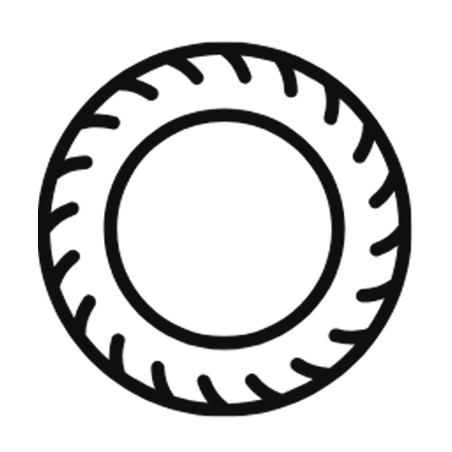 tyres and belts not allowed in Ready Skips
